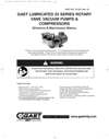 0523 Series Lubricated Tank Vacuum Pumps and Compressors Operation & Maintenance Manual